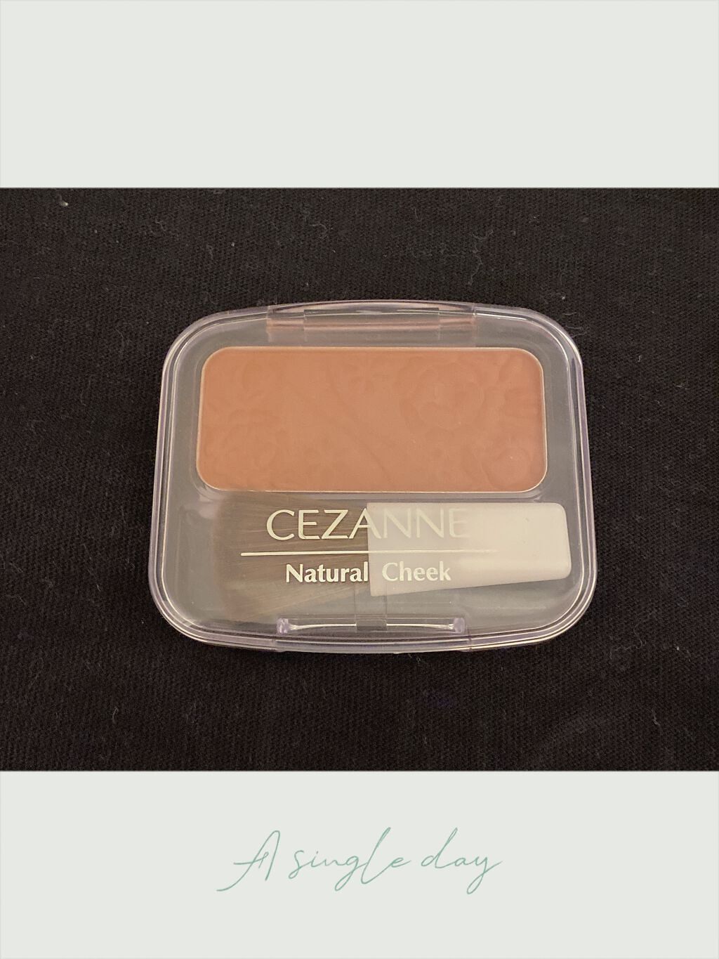 ナチュラル チークN/CEZANNE/パウダーチークを使ったクチコミ（1枚目）