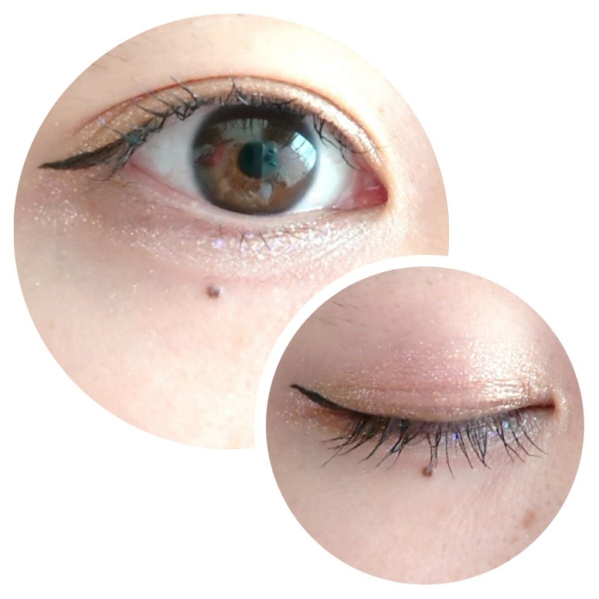 ダイヤモンドシリーズ 星空リキッドアイシャドウ/ZEESEA/リキッドアイシャドウを使ったクチコミ(2枚目)