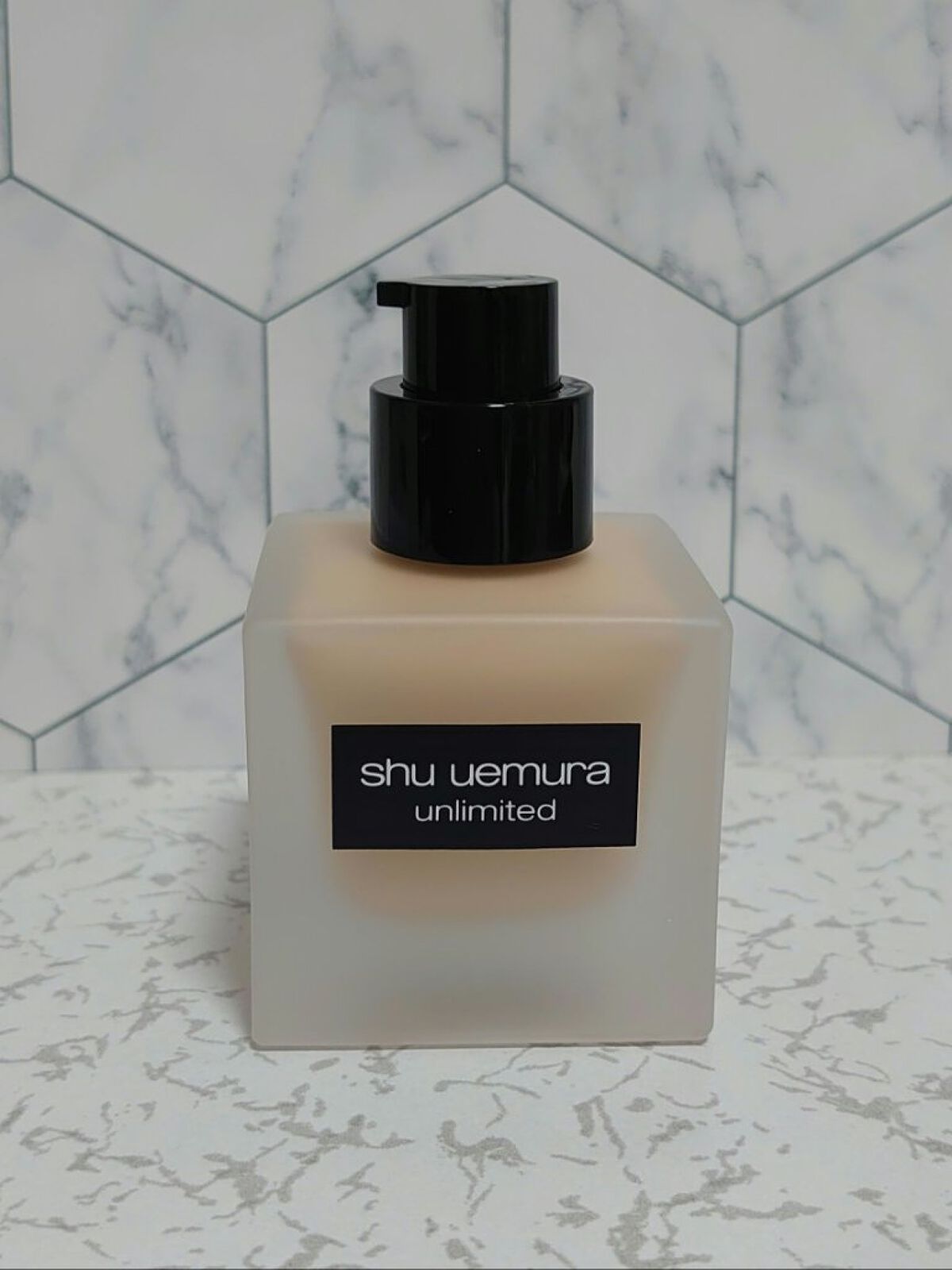 （旧）アンリミテッド ラスティング フルイド/shu uemura/リキッドファンデーションを使ったクチコミ（2枚目）