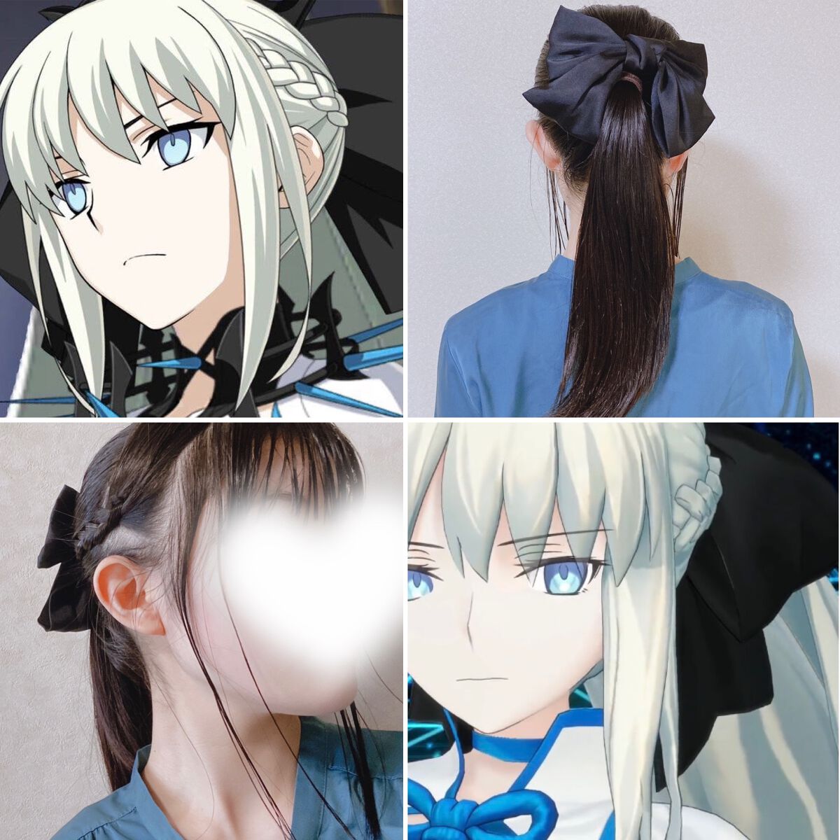 帰蝶 on LIPS 「Fate/GrandOrderモルガンの髪型の作り方久しぶりに..」(2枚目)