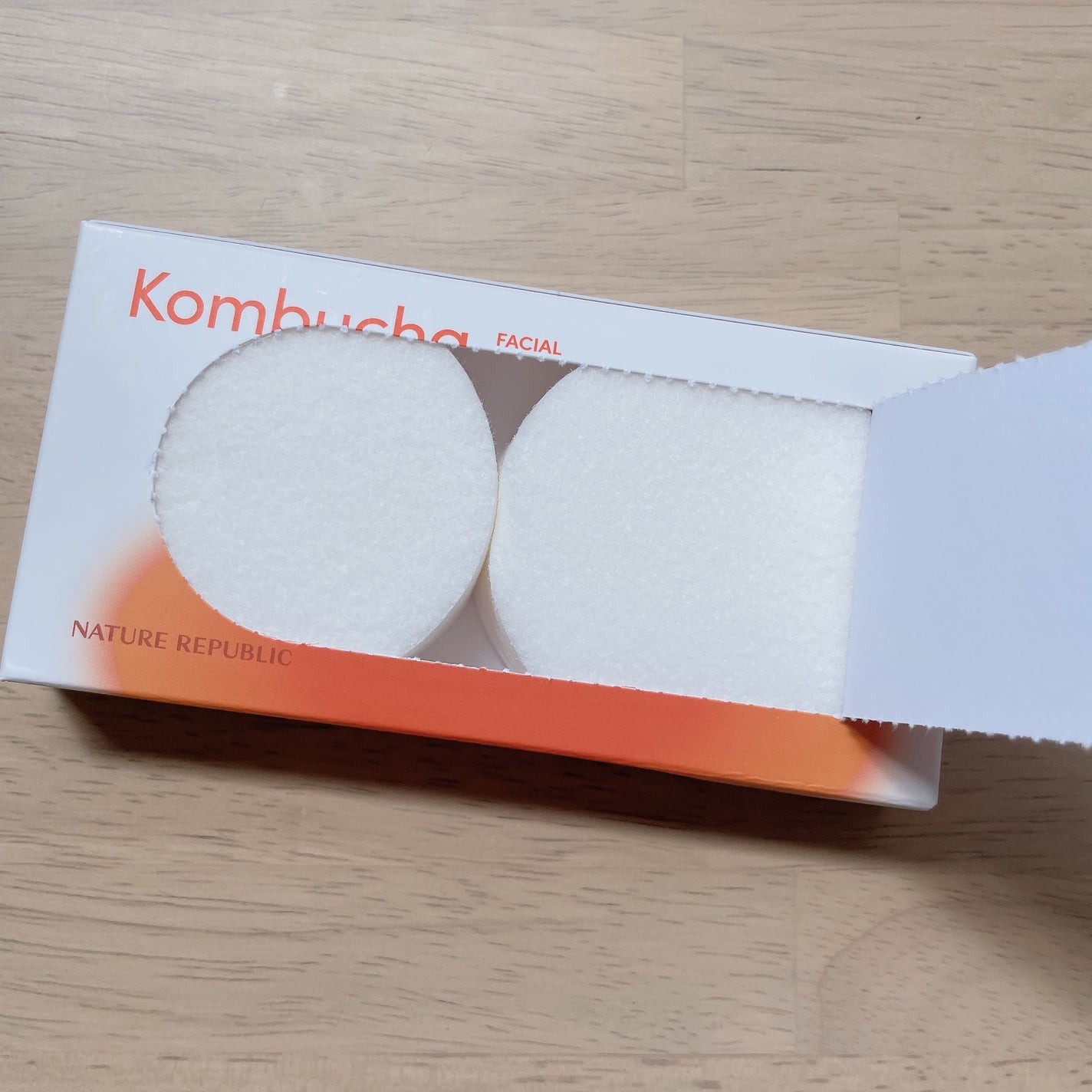 Kombucha フェイシャルパッド/ネイチャーリパブリック/コットンを使ったクチコミ(2枚目)