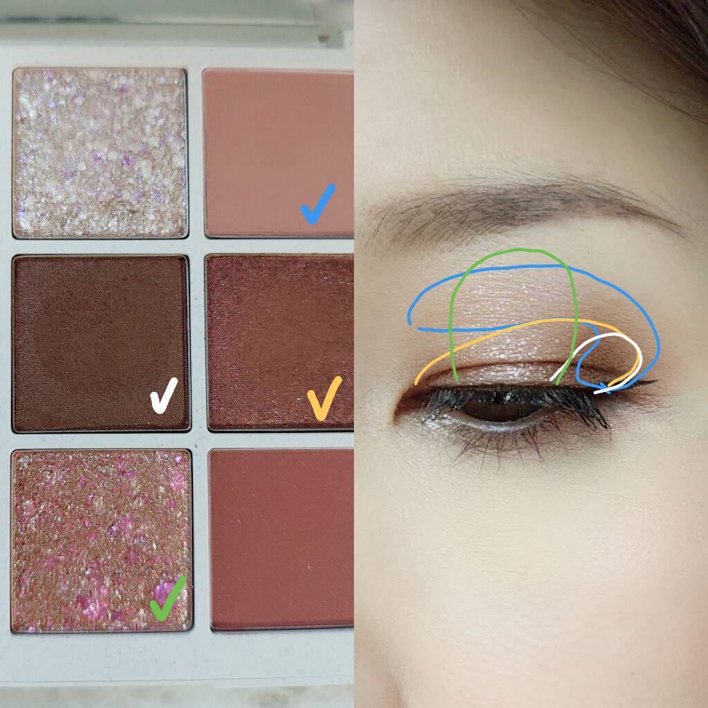 TERRAZZO Shadow palette 02/HOLIKA HOLIKA/アイシャドウパレットを使ったクチコミ（3枚目）