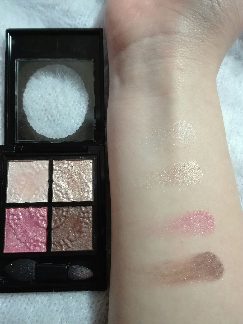 グロッシーリッチ アイズ/Visée/アイシャドウパレットを使ったクチコミ(2枚目)