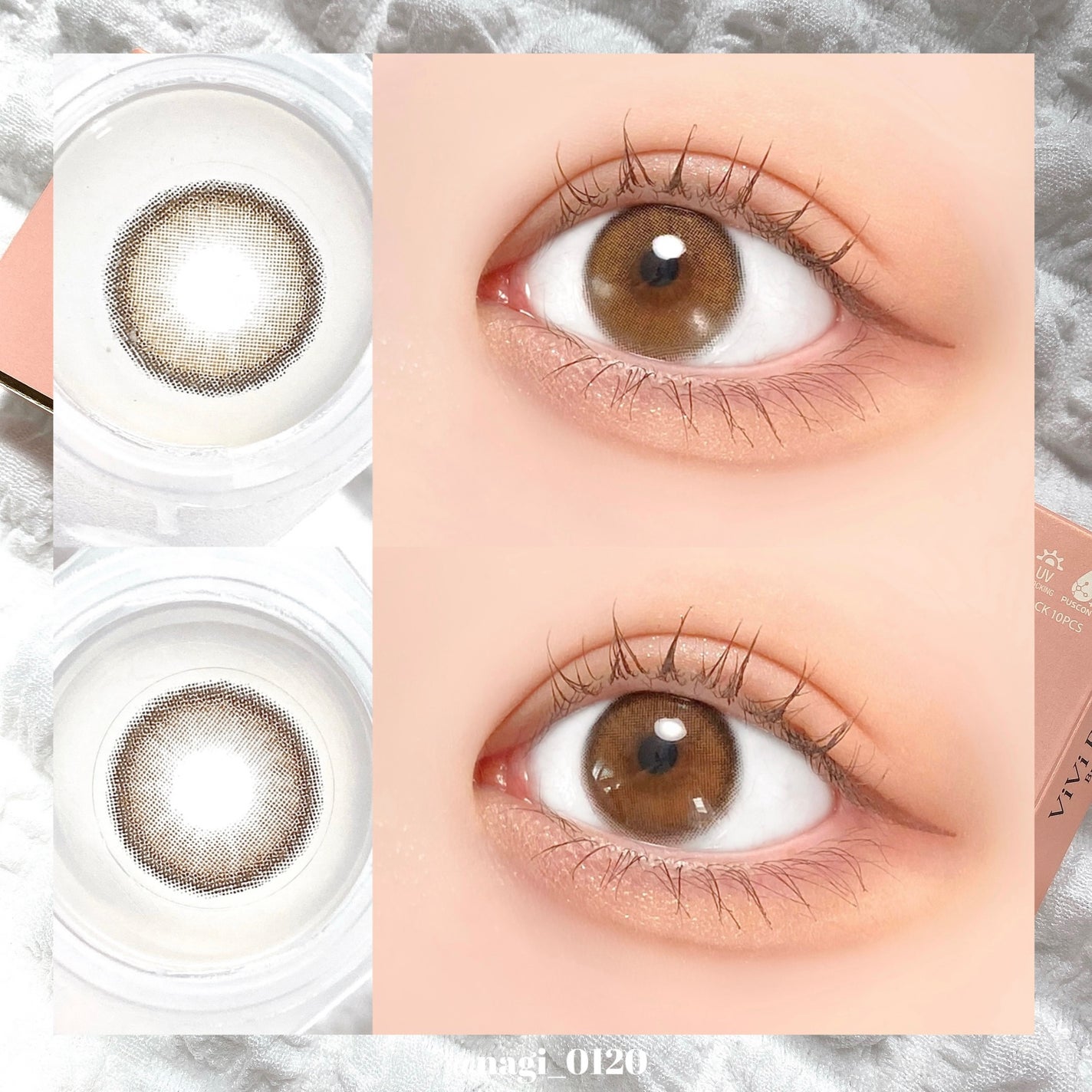 ViVi Ring 1day/OLENS/ワンデー(1DAY)カラコンを使ったクチコミ(7枚目)