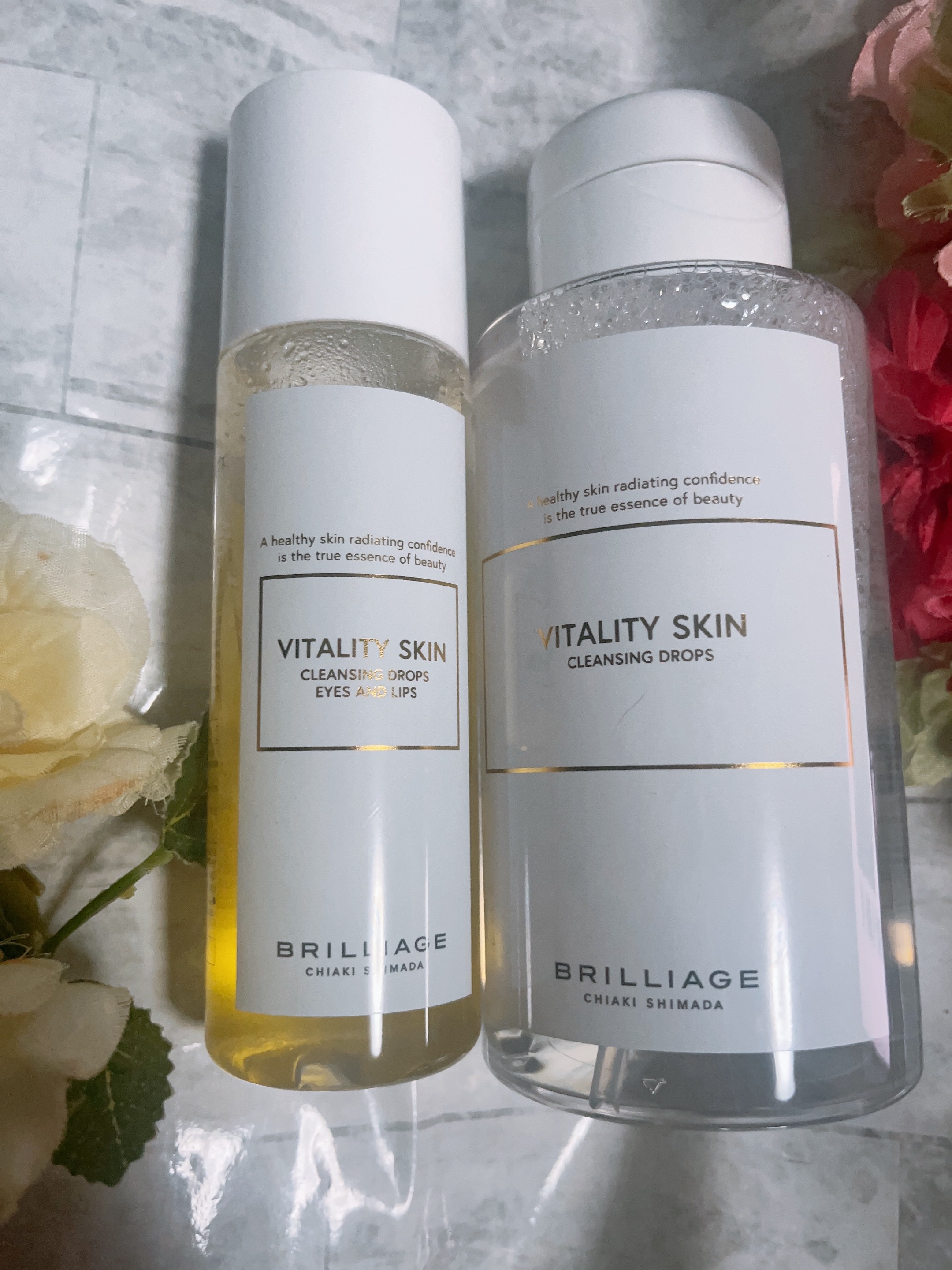 バイタリティ スキン クレンジングドロップス (クレンジングウォーター)/ブリリアージュ/クレンジングウォーターを使ったクチコミ（1枚目）