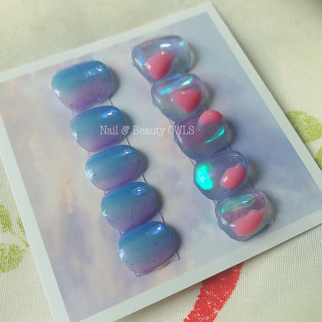 ぴよこれいと あうるす on LIPS 「URUURU🧊#ゆめかわネイル#カラフルネイル#colorfu..」(2枚目)