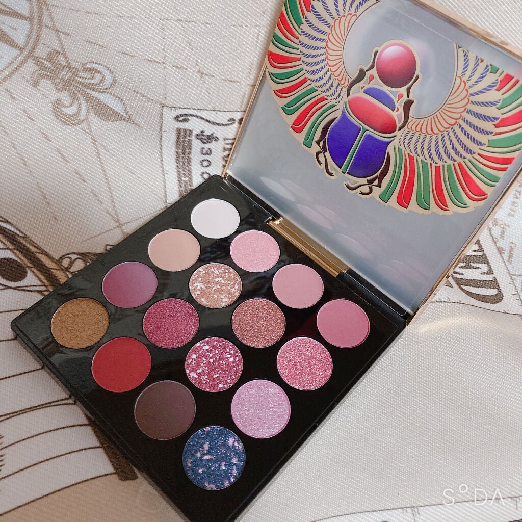 大英博物館 エジプトシリーズ アイシャドウパレット/ZEESEA/アイシャドウパレットを使ったクチコミ(2枚目)