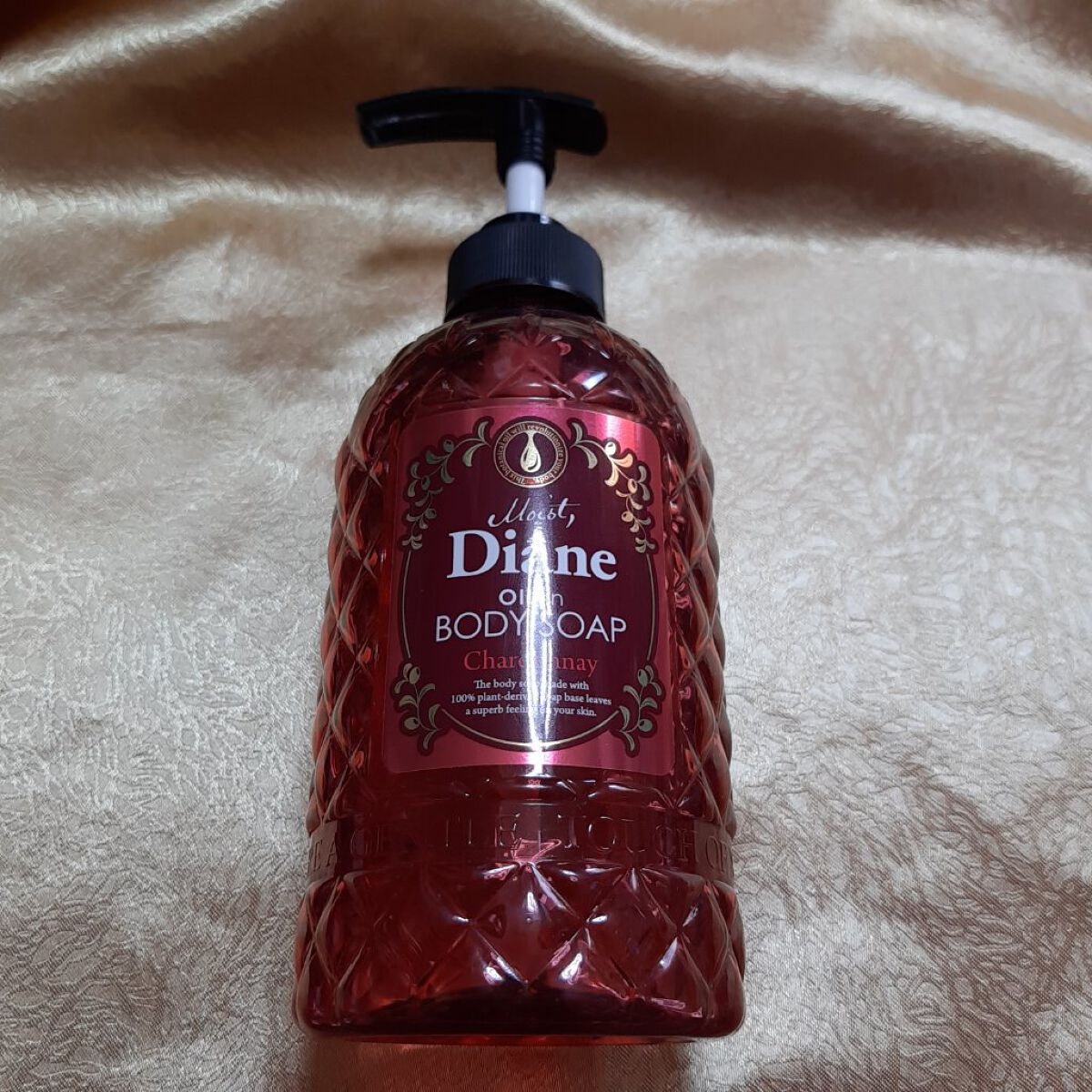 ダイアン 保湿/ボディソープのクチコミ「レアオイルを加えた、独自処方のボディソープで、石油系洗浄剤、鉱物油、着色料、アルコール、シリコ.....」（1枚目）