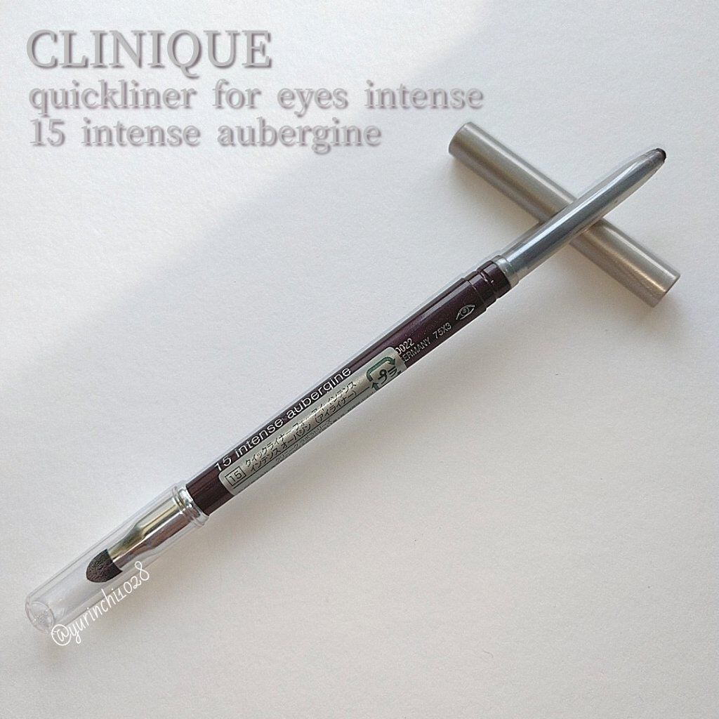 クイックライナー フォー アイ インテンス/CLINIQUE/ペンシルアイライナーを使ったクチコミ(2枚目)