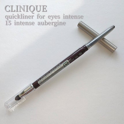 クイックライナー フォー アイ インテンス/CLINIQUE/ペンシルアイライナーを使ったクチコミ(2枚目)