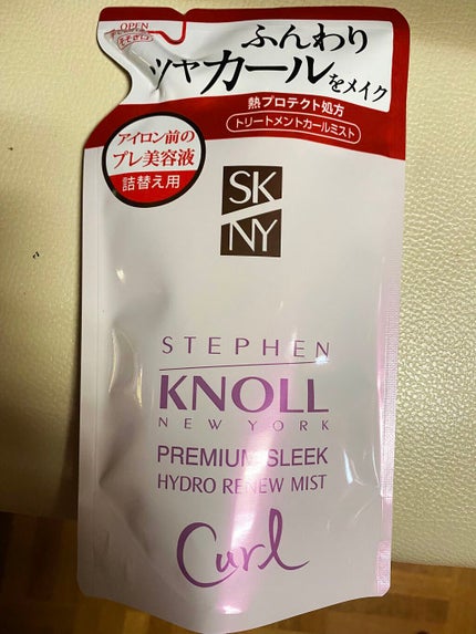 プレミアムスリーク ハイドロリニュー ミスト カール/スティーブンノル ニューヨーク/プレスタイリング・寝ぐせ直しを使ったクチコミ(1枚目)