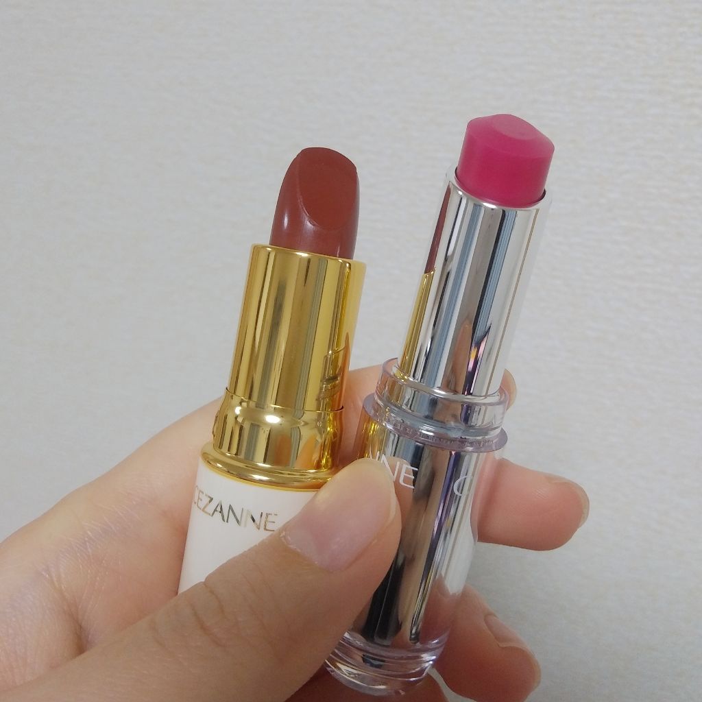 ラスティンググロスリップ/CEZANNE/口紅を使ったクチコミ（1枚目）