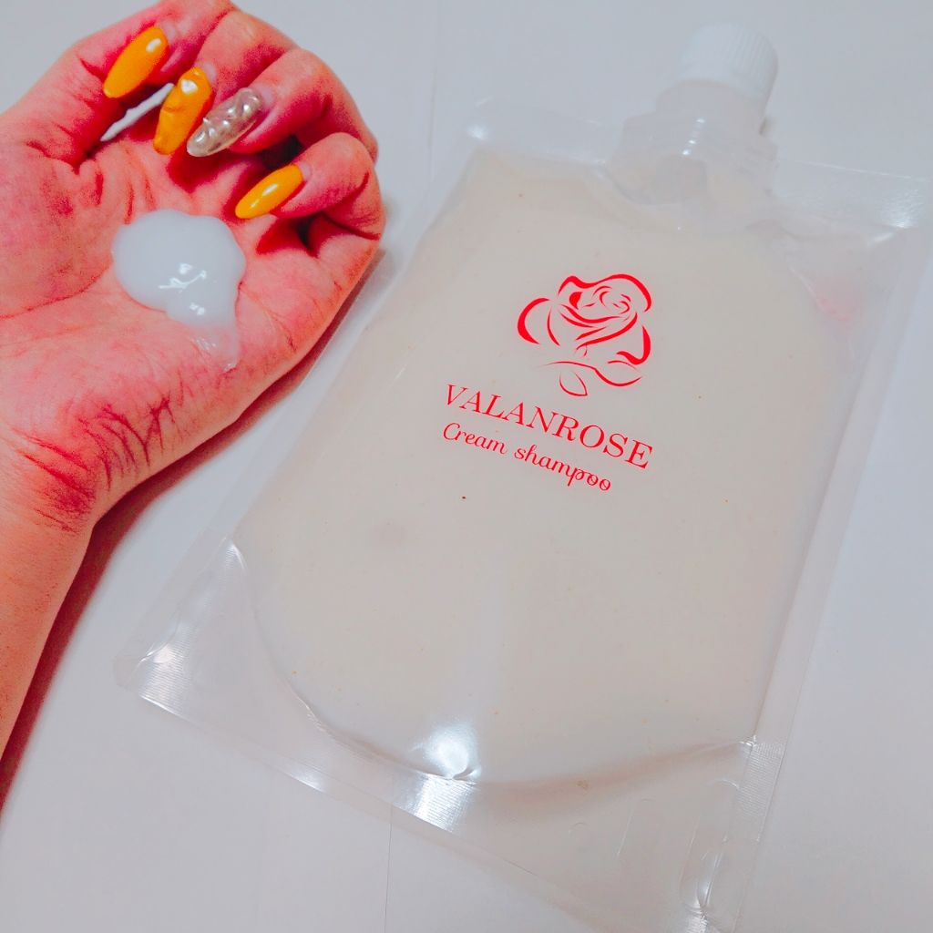 クリームシャンプー/VALANROSE/市販シャンプーを使ったクチコミ（1枚目）