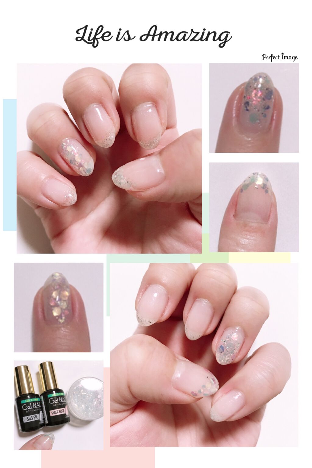 ジェルネイル（ライト対応）/セリア/ジェルネイルを使ったクチコミ（3枚目）