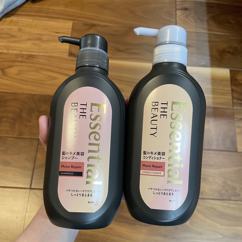 THE BEAUTY 髪のキメ美容シャンプー／コンディショナー＜モイストリペア＞	/エッセンシャル/市販シャンプーを使ったクチコミ（1枚目）