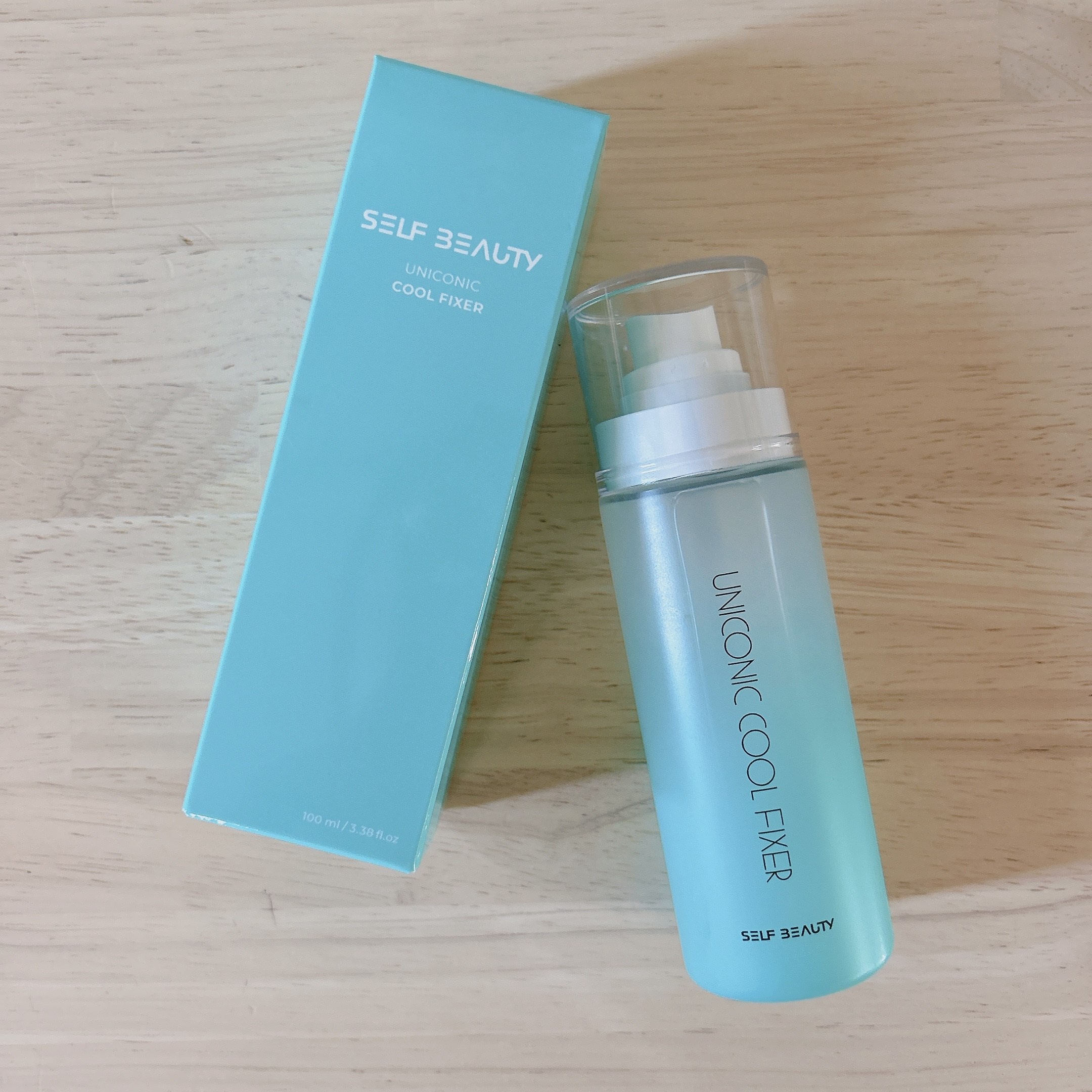 ユニコーンメイクアップクールフィックスミスト/SELF BEAUTY/フィックスミストを使ったクチコミ（1枚目）