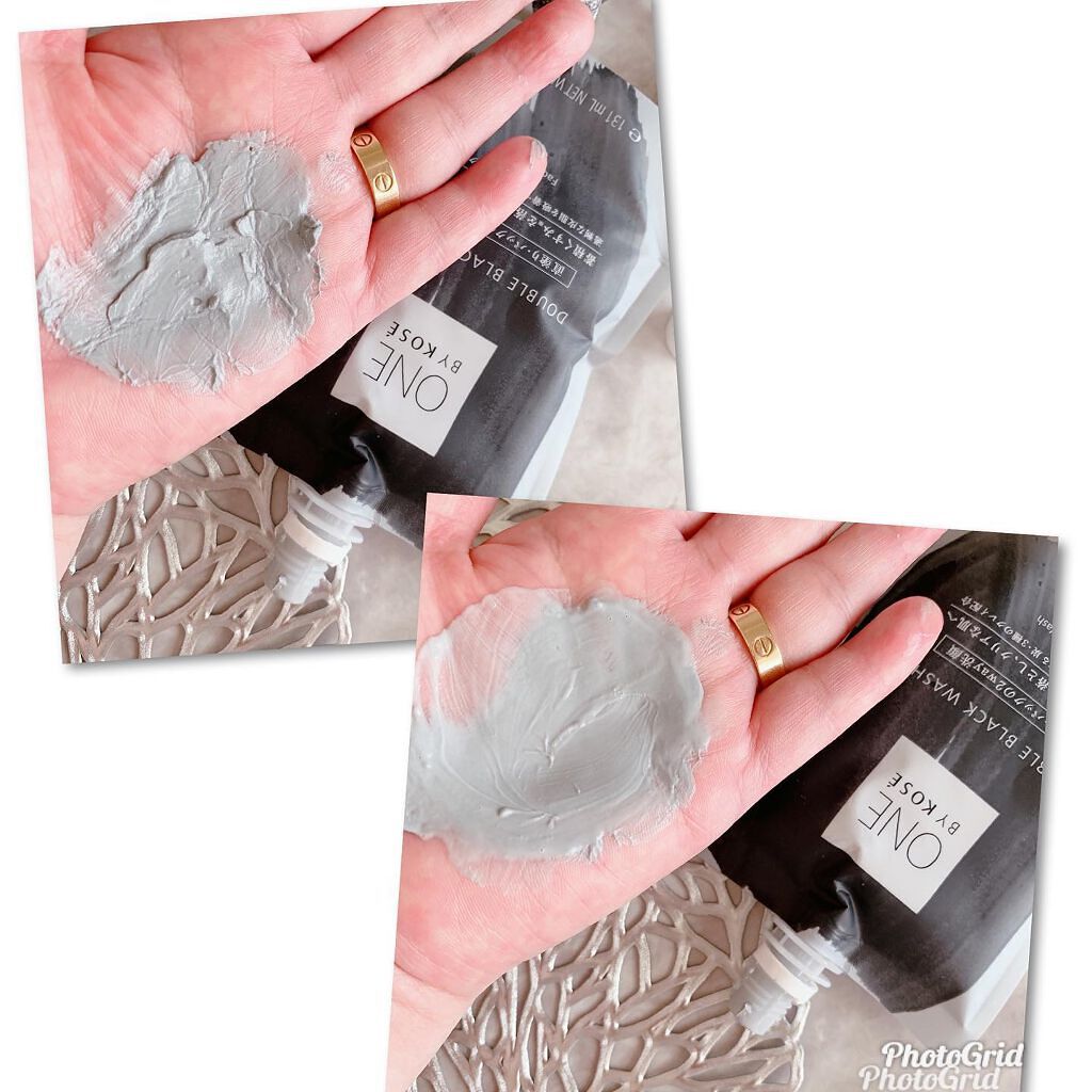 ダブル ブラック ウォッシャー/ONE BY KOSE/その他洗顔料を使ったクチコミ（3枚目）