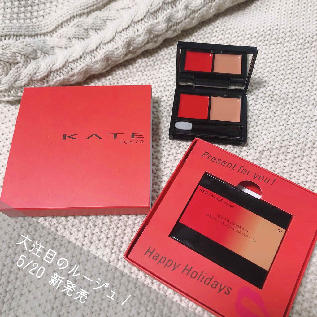 レッドヌードルージュ/KATE/口紅を使ったクチコミ（1枚目）