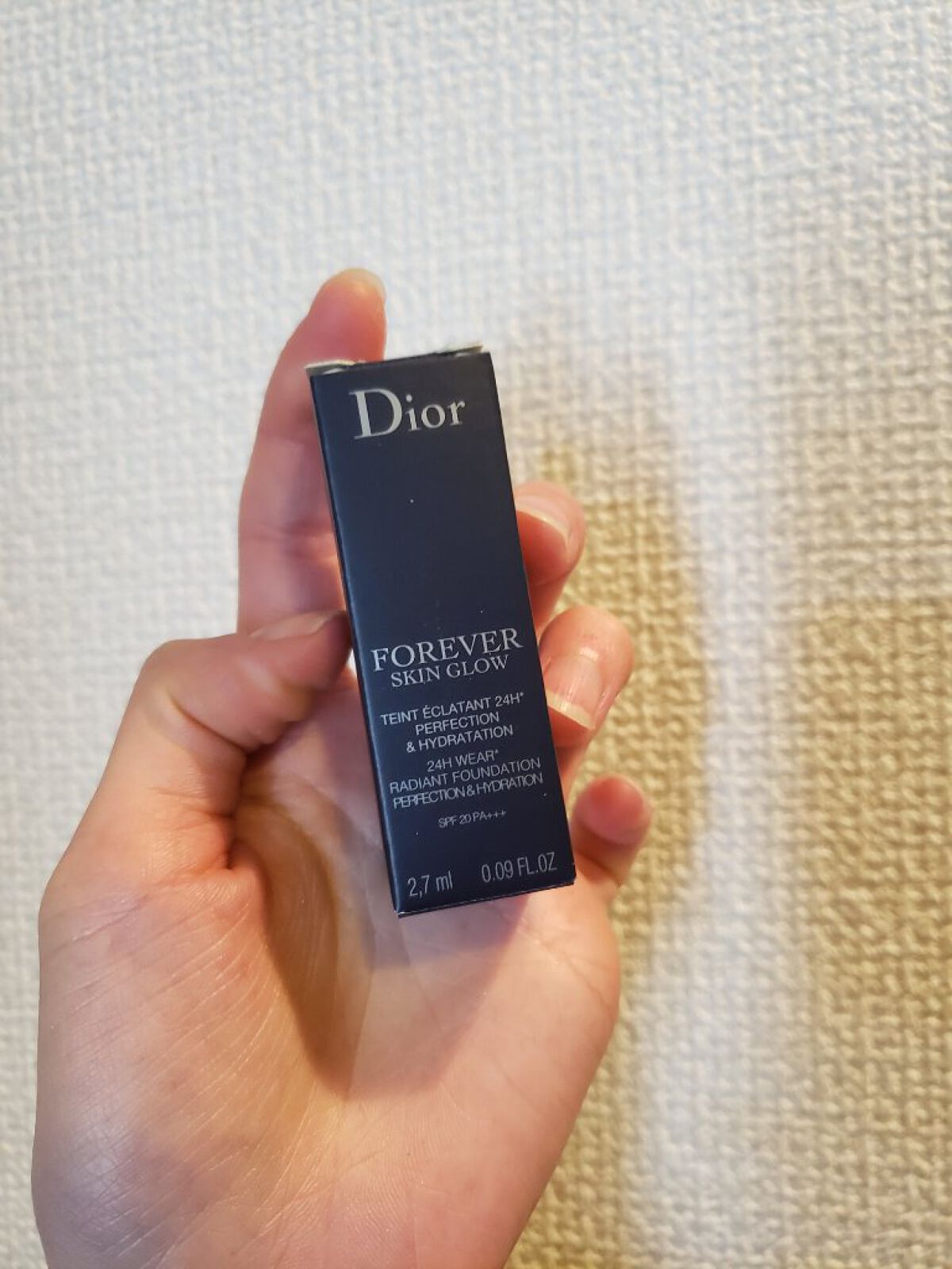 ディオールスキン フォーエヴァー フルイド グロウ 2Nニュートラル/Dior/リキッドファンデーションを使ったクチコミ（1枚目）