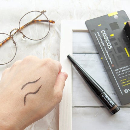 ロングラスティングアイライナー/COSCOS/リキッドアイライナーを使ったクチコミ(4枚目)