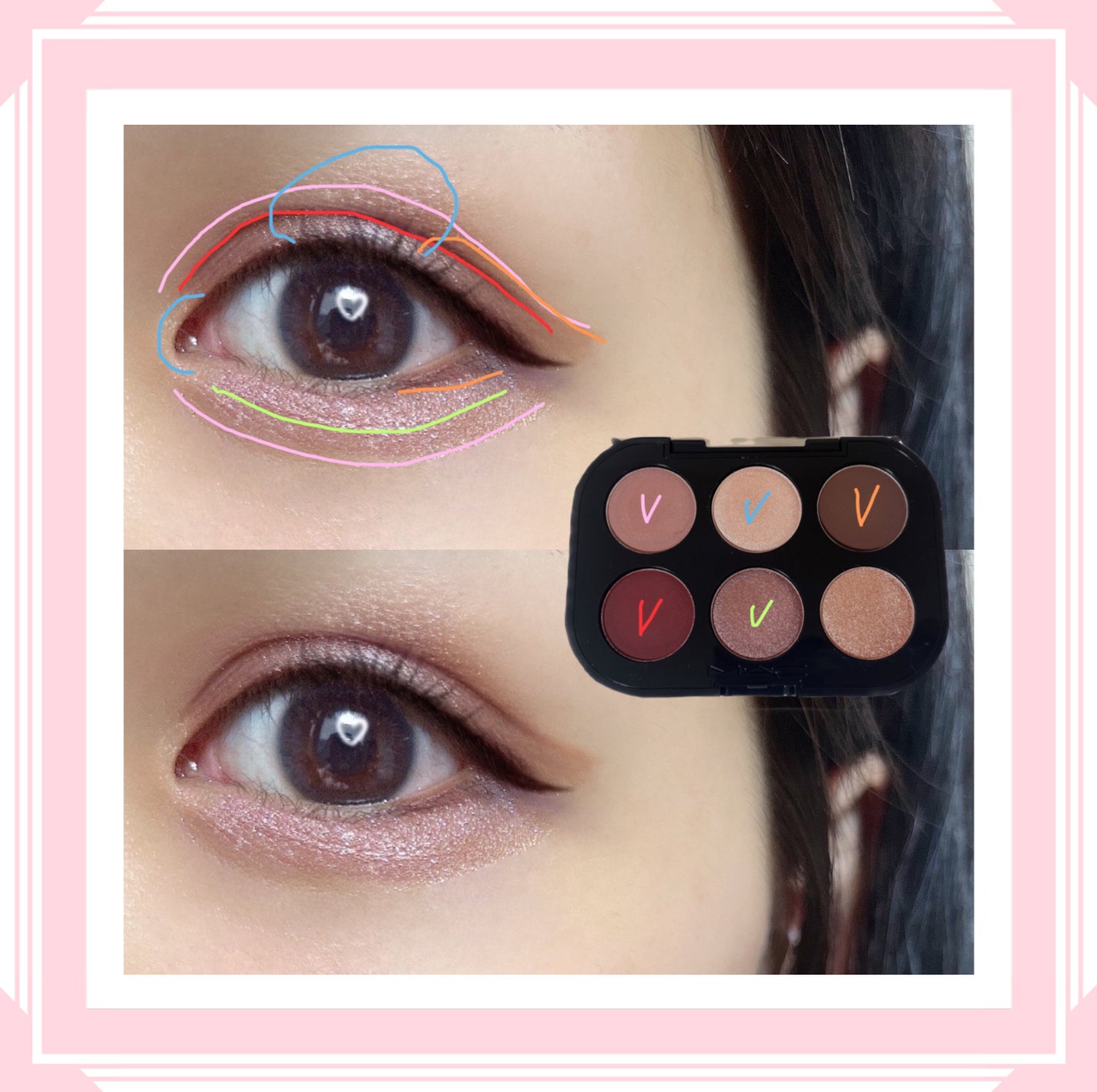 コネクト イン カラー アイシャドウ パレット × 6/M・A・C/アイシャドウパレットを使ったクチコミ(6枚目)