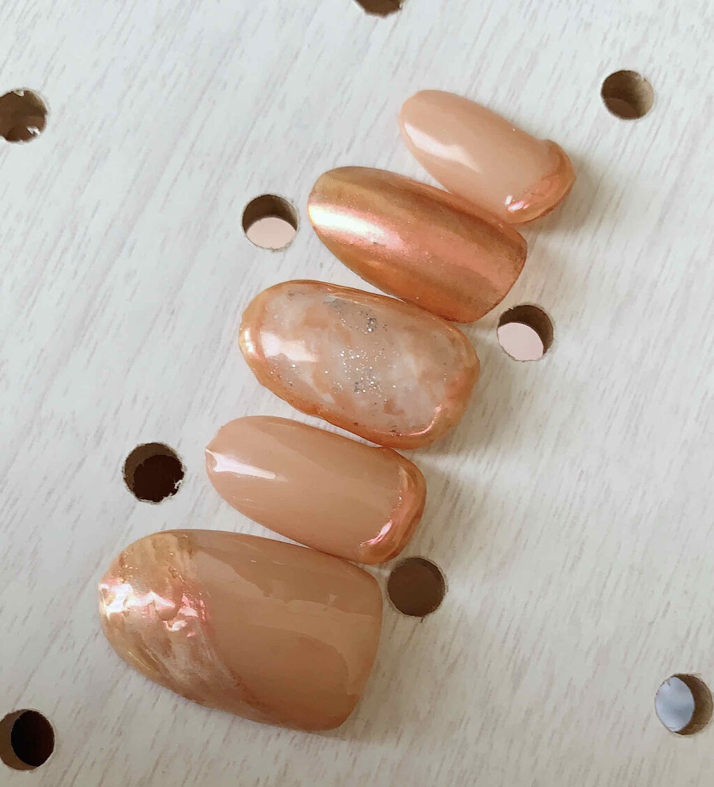 ミラーパウダー/セリア/ネイル用品を使ったクチコミ（3枚目）