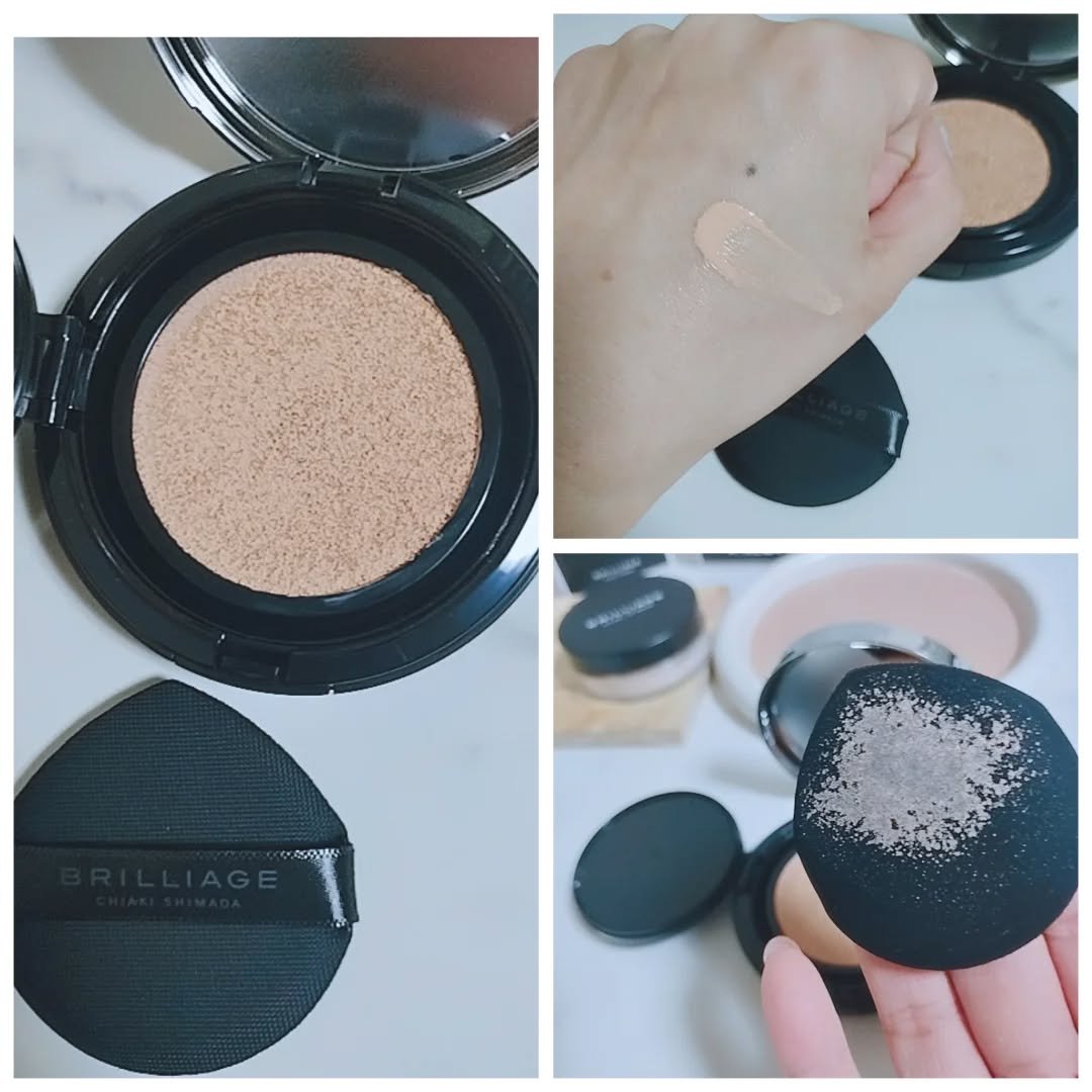 クリエイターズ ロングウェア UV クッション プライマー リッチ ファンデーション/ブリリアージュ/クッションファンデーションを使ったクチコミ（3枚目）