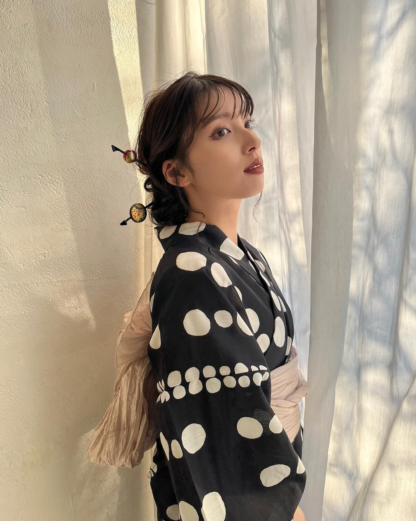 HARUNA on LIPS 「.先日の浴衣のヘアメイク🌟.いろんなアレンジをたくさんしました..」(2枚目)