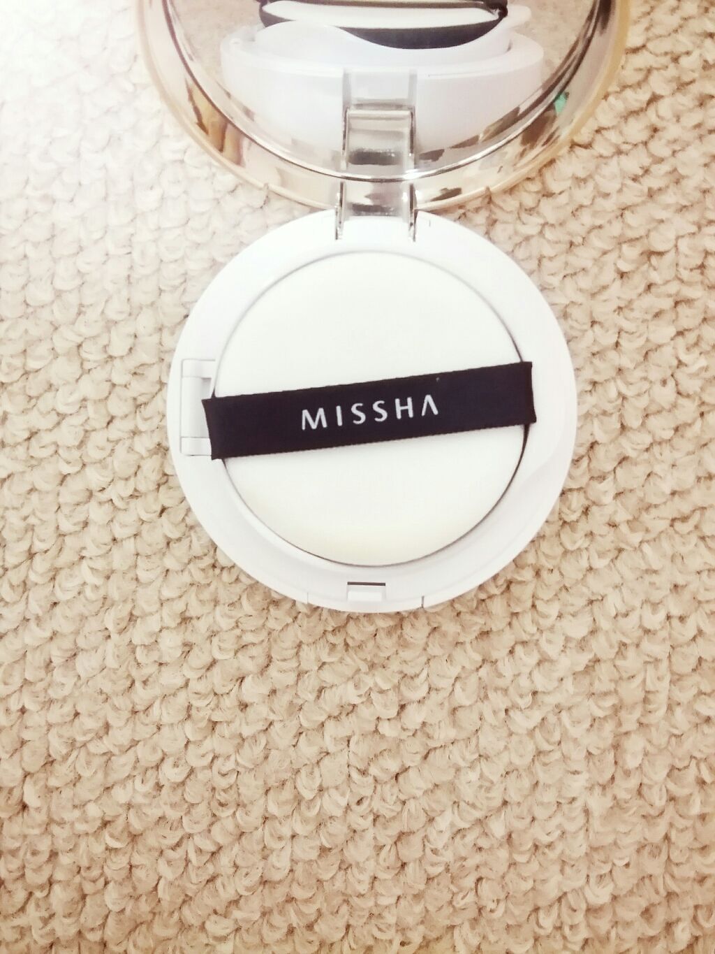 M クッション ファンデーション(モイスチャー)/MISSHA/クッションファンデーションを使ったクチコミ(2枚目)