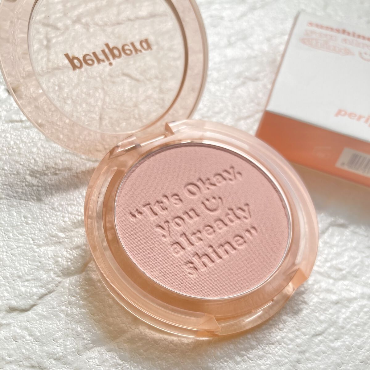 ピュア ブラッシュド サンシャイン チーク/PERIPERA/パウダーチークを使ったクチコミ（3枚目）