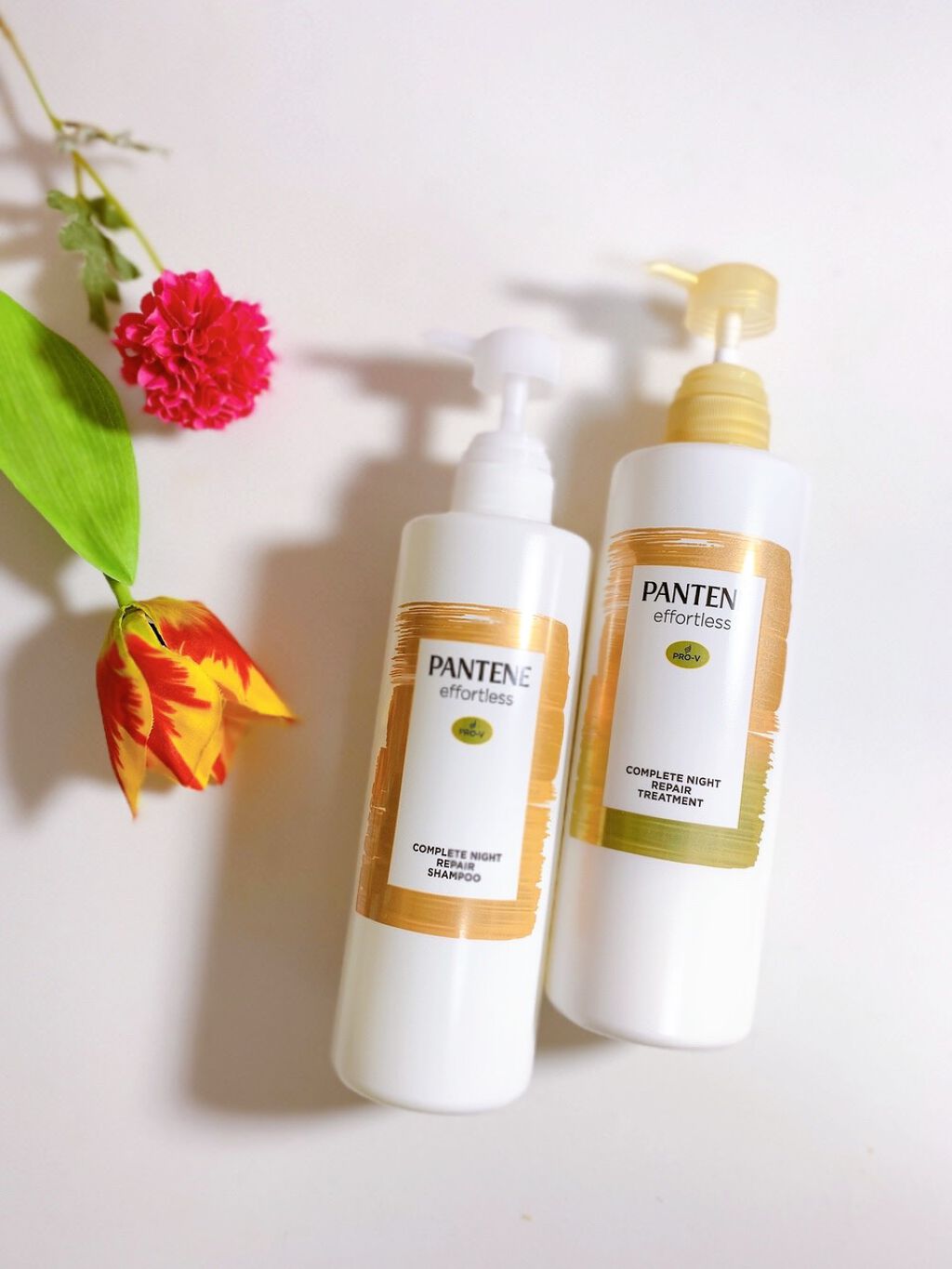 パンテーン エフォートレス コンプリートナイト リペアー シャンプー／トリートメント/パンテーン/市販シャンプーを使ったクチコミ（2枚目）