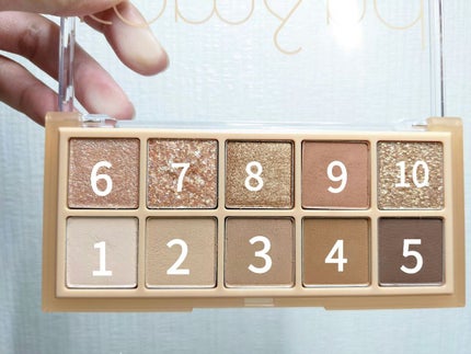 ベターザンパレット/rom&nd/アイシャドウパレットを使ったクチコミ(2枚目)