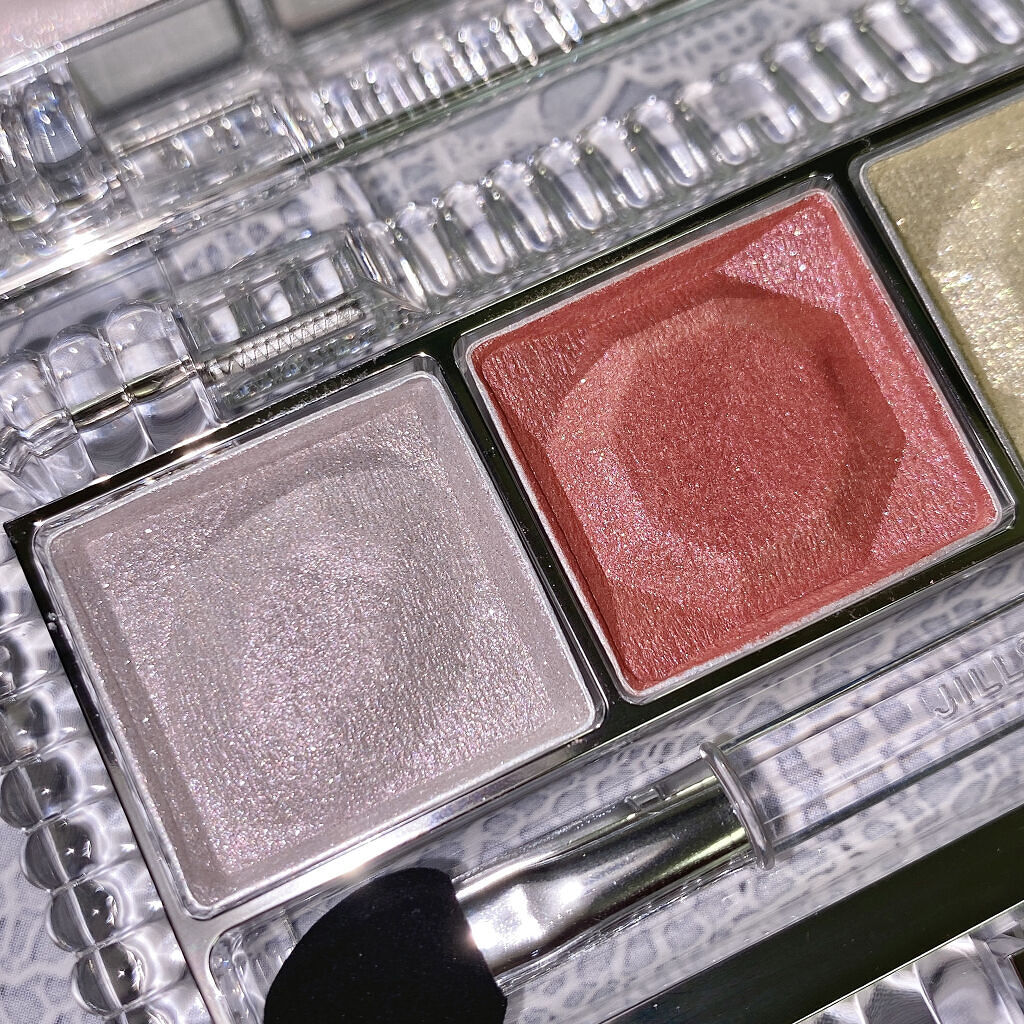 ジルスチュアート エターナルクチュール アイズ シマー 08 rosy candle/JILL STUART/アイシャドウパレットを使ったクチコミ（3枚目）