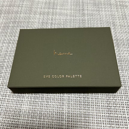 アイカラーパレット ミッドナイトグリーン/heme/アイシャドウパレットを使ったクチコミ(3枚目)