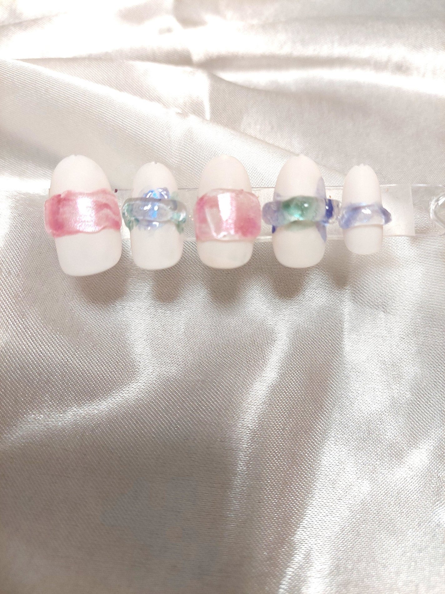 水彩ネイルパレット/DAISO/ネイル用品を使ったクチコミ(4枚目)