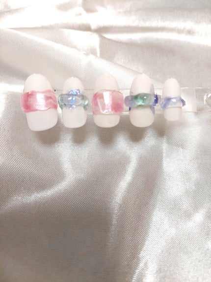 水彩ネイルパレット/DAISO/ネイル用品を使ったクチコミ(4枚目)