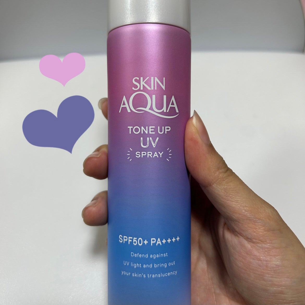 スキンアクア トーンアップUVスプレー/スキンアクア/日焼け止めミスト・スプレーを使ったクチコミ(1枚目)