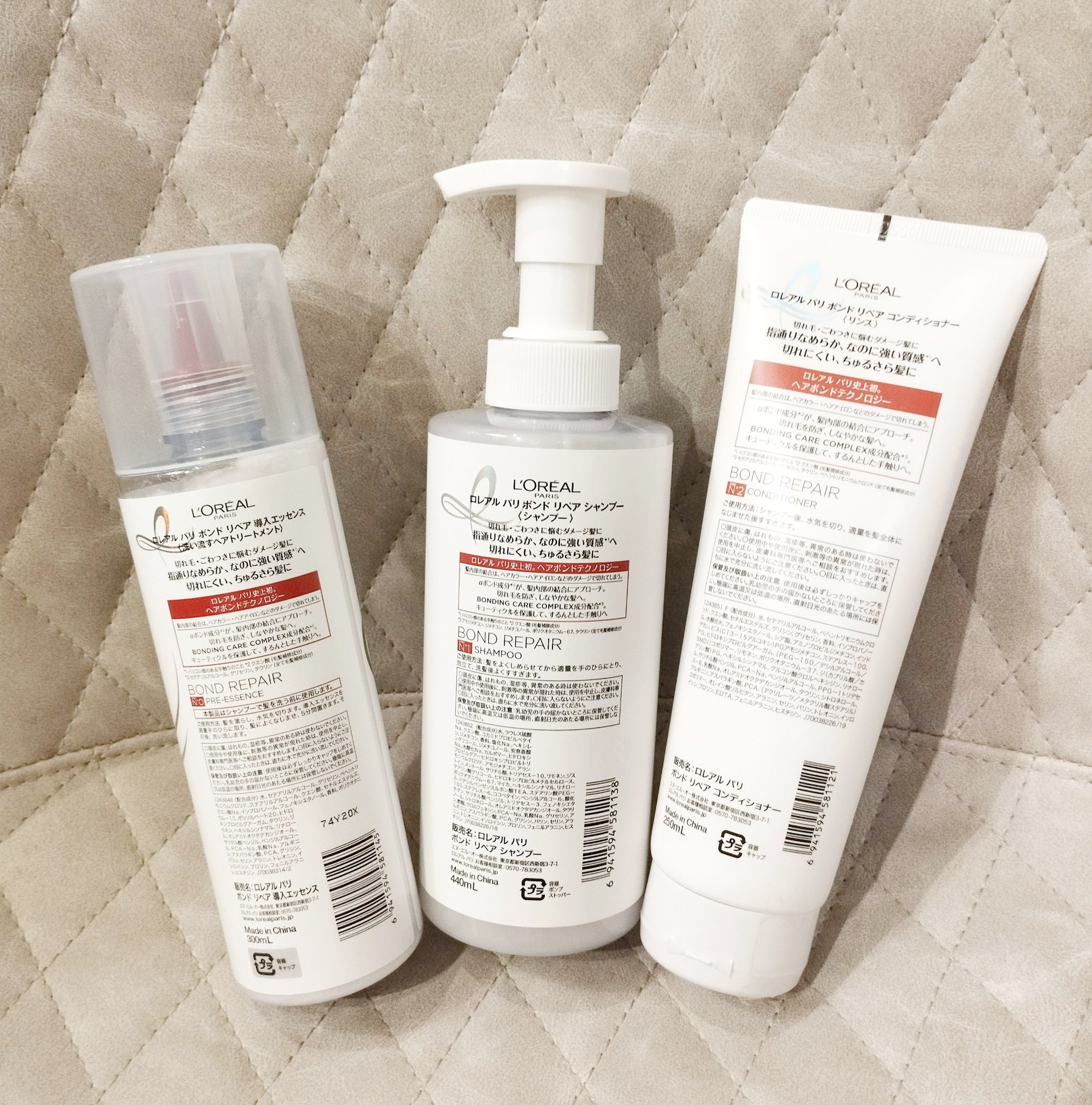 ロレアル パリ ボンド リペア シャンプー／コンディショナー シャンプー 440ml/ロレアル パリ/市販シャンプーを使ったクチコミ（2枚目）