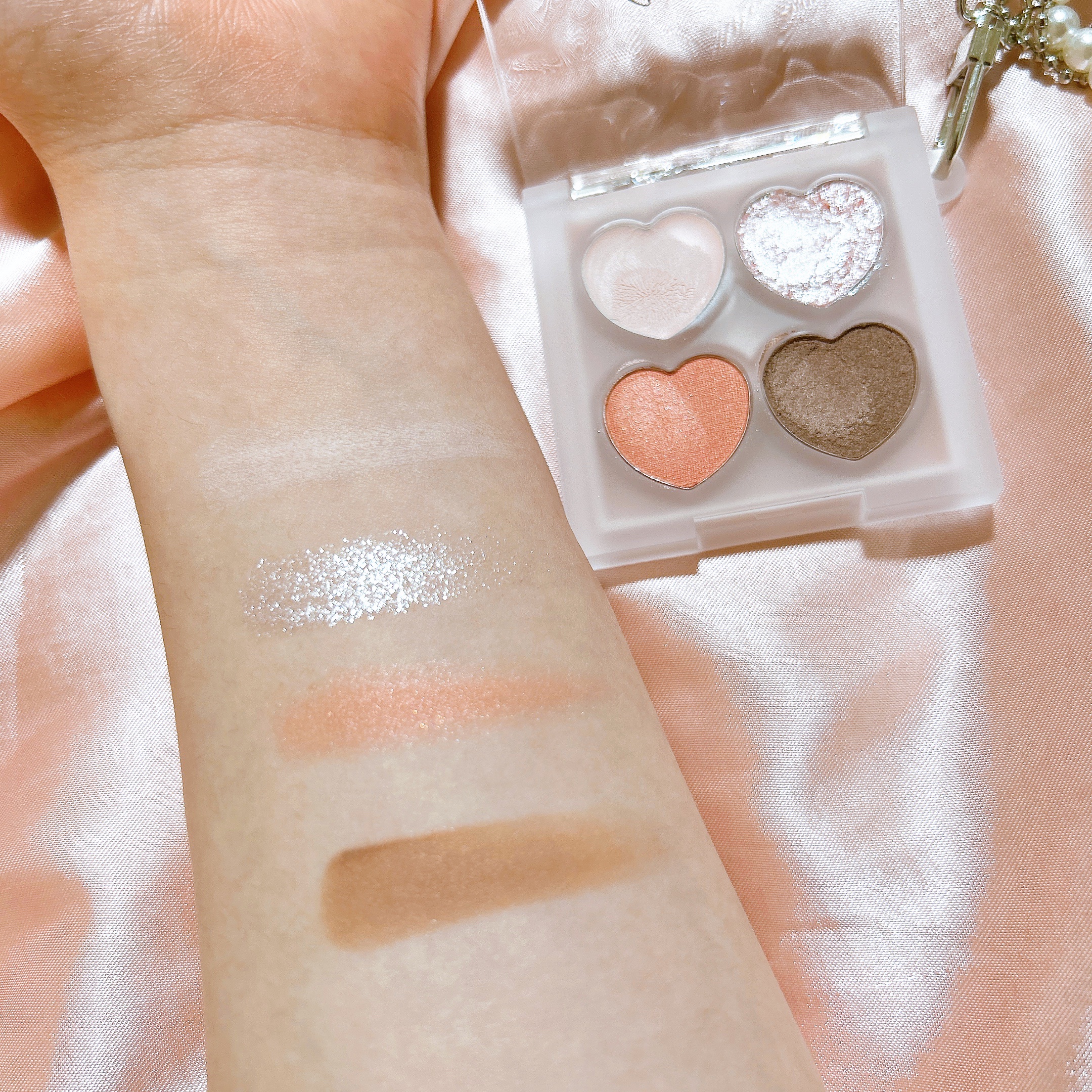 ぷくぷく涙袋パレット/MilleFée/アイシャドウパレットを使ったクチコミ（3枚目）