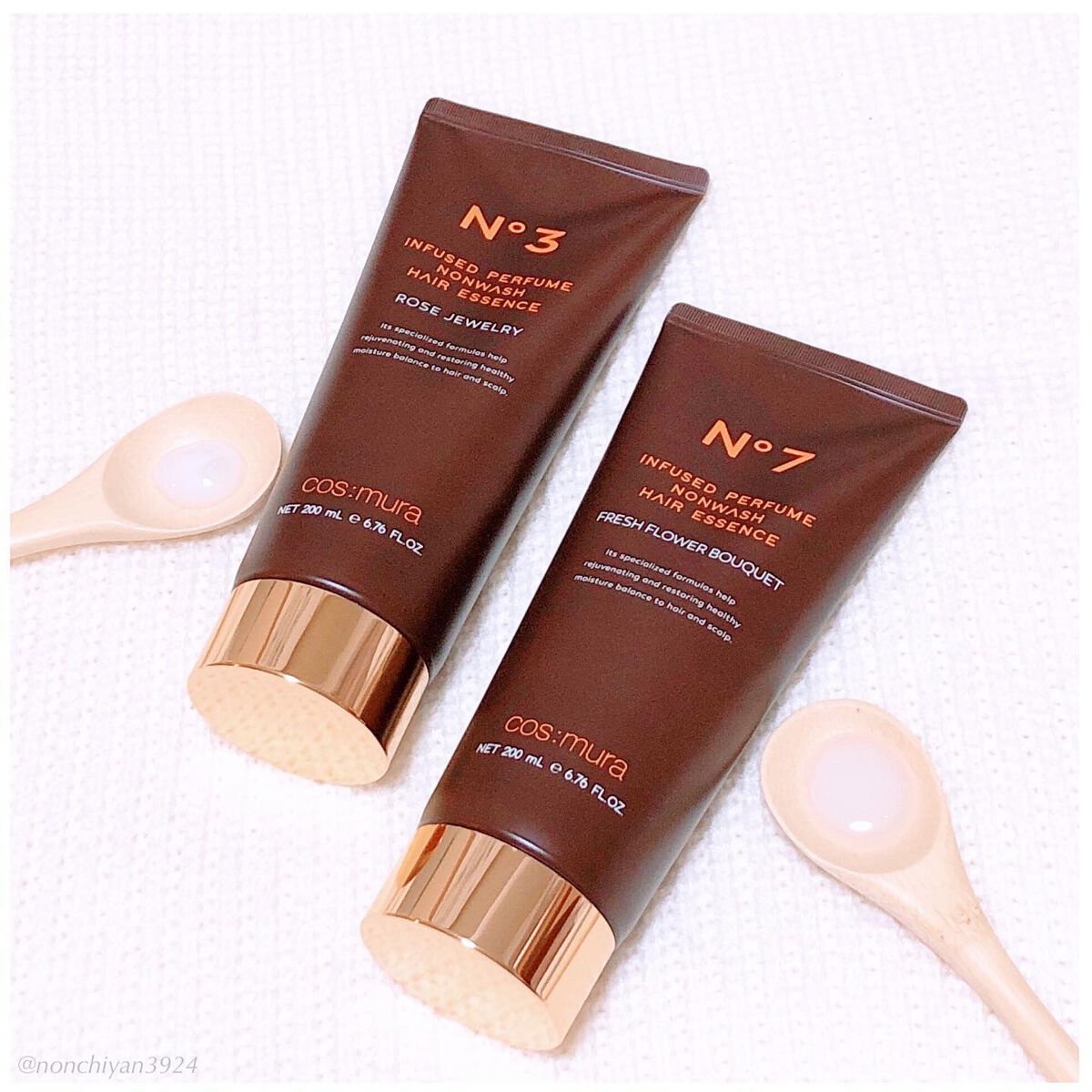 インフューズドパフュームノンウォッシュヘアエッセンス/cos:mura/洗い流すヘアトリートメントを使ったクチコミ(4枚目)