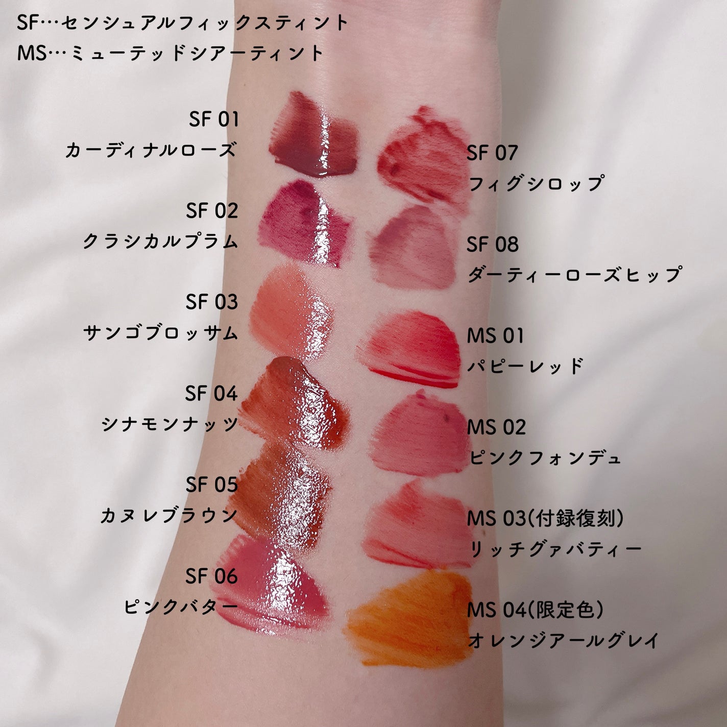 センシュアルフィックスティント/Ririmew/リップティントを使ったクチコミ(2枚目)