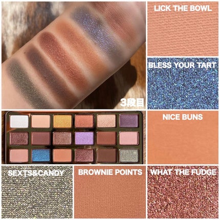 ベター ザン チョコレート ココア アイシャドウ パレット/Too Faced/アイシャドウパレットを使ったクチコミ(4枚目)