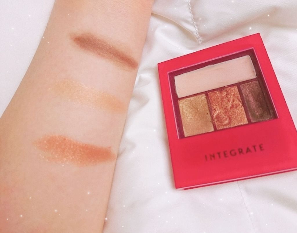 アクセントカラーアイズ CC/インテグレート/アイシャドウパレットを使ったクチコミ（3枚目）