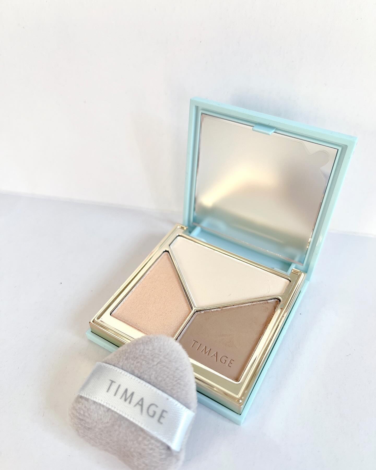 ハイライトシェーディングパレット/TIMAGE/パウダーハイライトを使ったクチコミ（2枚目）