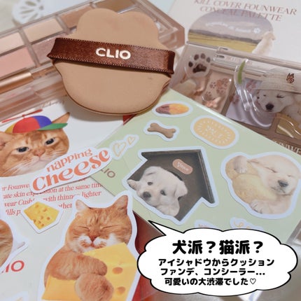 時空の歪み🌓韓国コスメ/イエベ秋 on LIPS 「CLIO[KILLCOVERFOUNWEARCONCEALPA..」(9枚目)