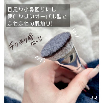 マルチファンデブラシ /ロージーローザ/メイクブラシを使ったクチコミ(3枚目)