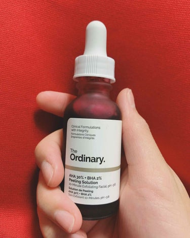 AHA 30% + BHA 2% Peeling Solution/The Ordinary/ピーリングを使ったクチコミ（1枚目）