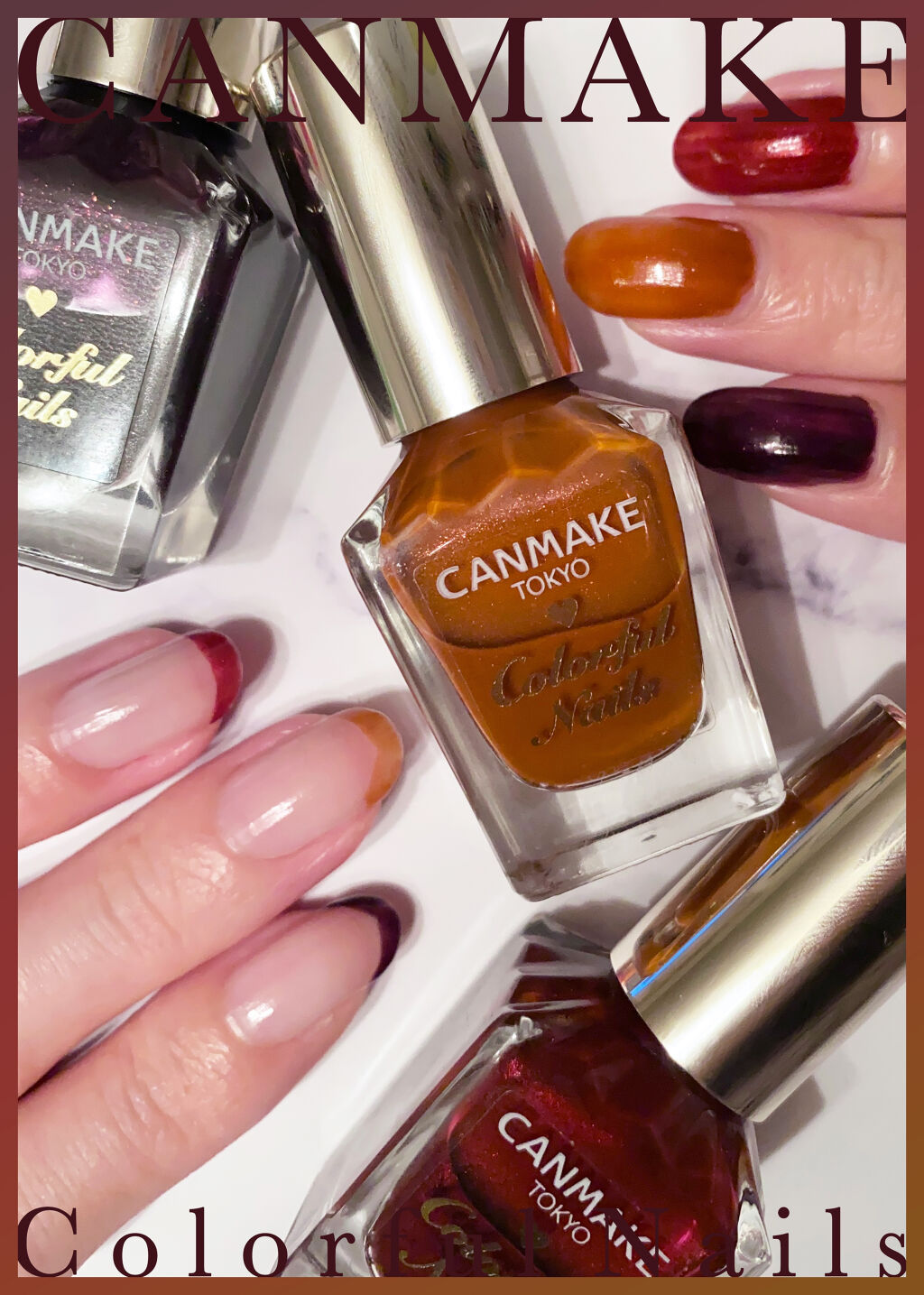 カラフルネイルズ/キャンメイク/マニキュアを使ったクチコミ（1枚目）