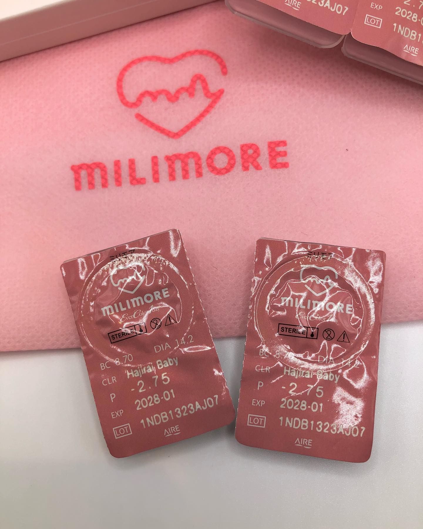 エバーカラーワンデーミリモア はじらいベイビー/エバーカラー/ワンデー（１DAY）カラコンを使ったクチコミ（2枚目）