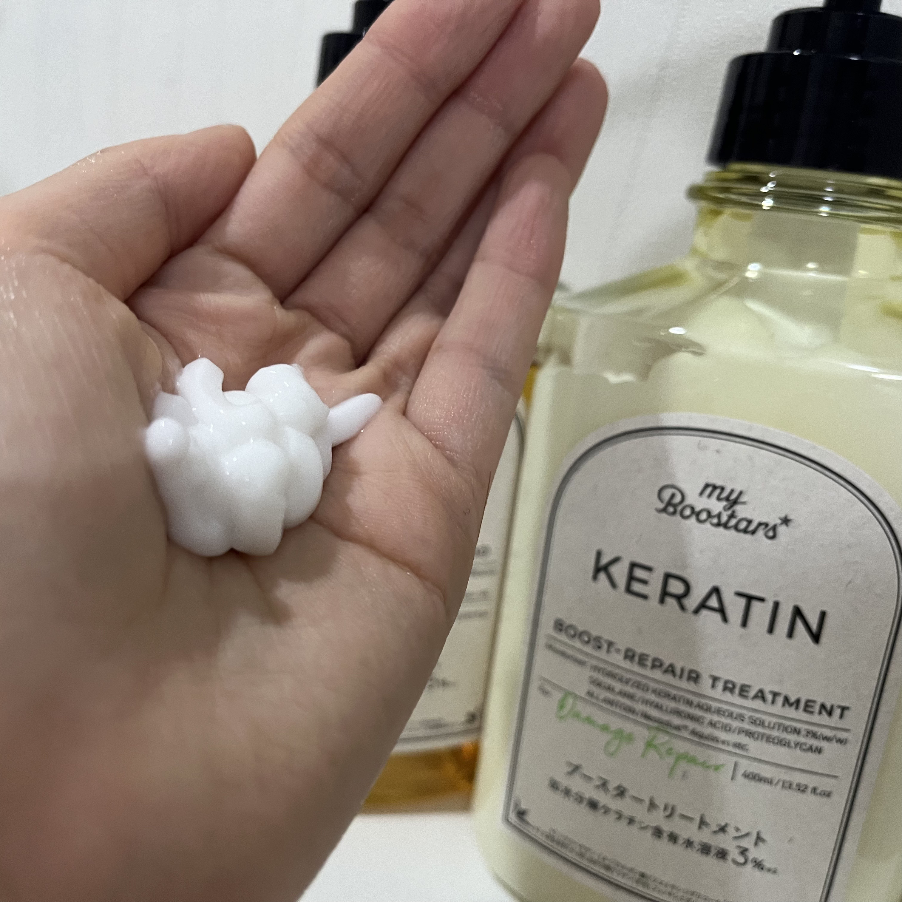 ケラチン ブースター シャンプー/トリートメント [ダメージリペア] シトラスサボンの香り/マイブースターズ/市販シャンプーを使ったクチコミ（3枚目）
